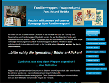 Tablet Screenshot of familienwappen-wappenkunst.de